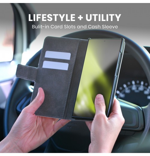 THE WALKING DEAD: DARYL DIXON GRAPHICS LEATHER BOOK CASE FOR SAMSUNG PHONES 1