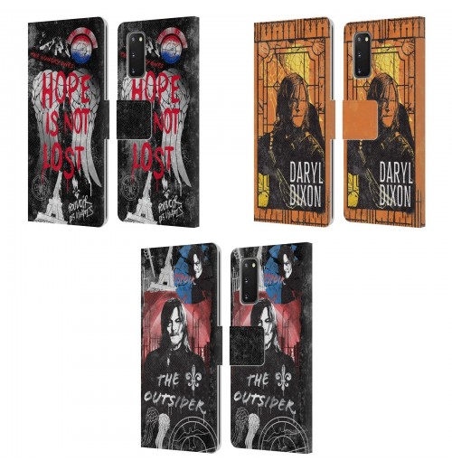 THE WALKING DEAD: DARYL DIXON GRAPHICS LEATHER BOOK CASE FOR SAMSUNG PHONES 1