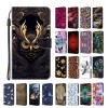 Flower Owl Leopard Wallet Phone Case For Xiaomi 14 15 14T Pro Redmi Note 14 Pro