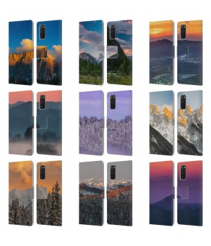 OFFICIAL PATRIK LOVRIN MAGICAL SUNSETS LEATHER BOOK CASE FOR SAMSUNG PHONES 1