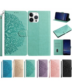 Flip Lifetree Wallet Phone Case for Samsung A54 A16 A15 A56 A37 A57 A26 A17 A24