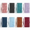 Leather Feather Wallet Phone Case for Motorola E13 G84 G67 G77 E20 Edge 50 60 40