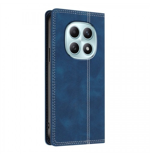 Magnetic Splice Leather Wallet Phone Case for Redmi 15 15C A5 13 12 13C 14C 10 9