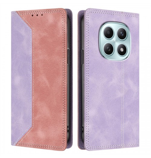 Magnetic Splice Leather Wallet Phone Case for Redmi 15 15C A5 13 12 13C 14C 10 9