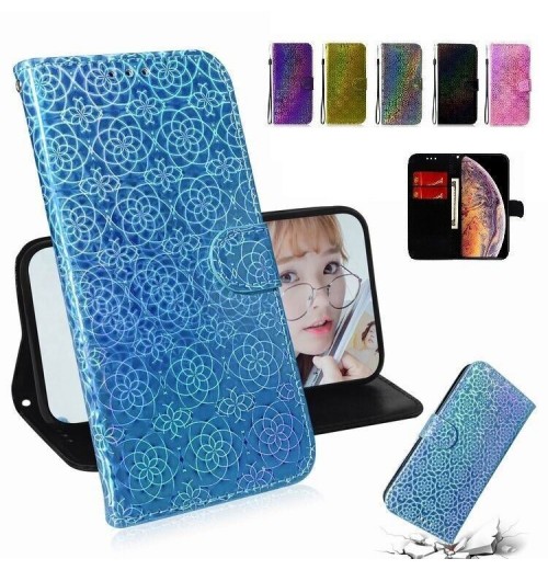 Cat Flower Butterfly Bear Wallet Phone Case for Samsung Note 8 9 10 20 Ultra