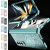 For Samsung Galaxy Z Fold7/Fold6/5/4/3 Fashion Plating Anti-Fall Phone Case+Film