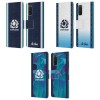 OFFICIAL SCOTLAND RUGBY 2024/25 CREST KIT LEATHER BOOK CASE FOR SAMSUNG PHONES 1