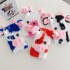 1 Pack Warm Plush Cow Phone Case, Compatible with iPhone