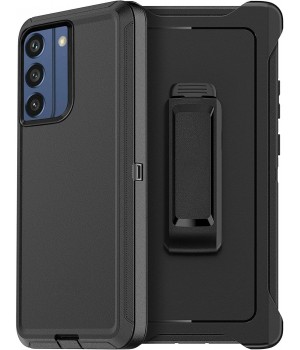 For Samsung Galaxy S21 FE 5G Case Rugged Heavy Duty Shockproof Cover + Belt Clip