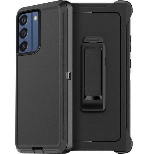 For Samsung Galaxy S21 FE 5G Case Rugged Heavy Duty Shockproof Cover + Belt Clip