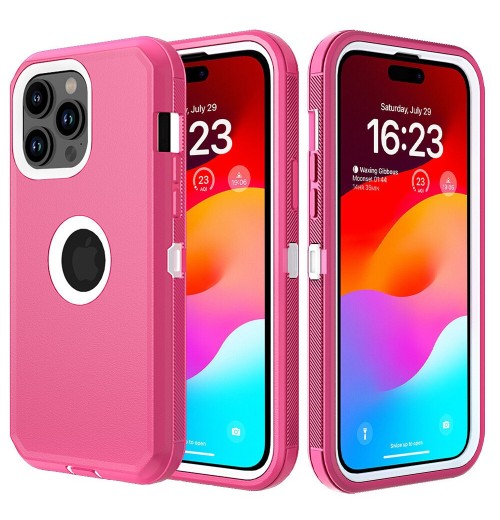 For iPhone 15 Pro Max 14 13 12 11 Pro Max Case Rugged Shockproof Armor Cover