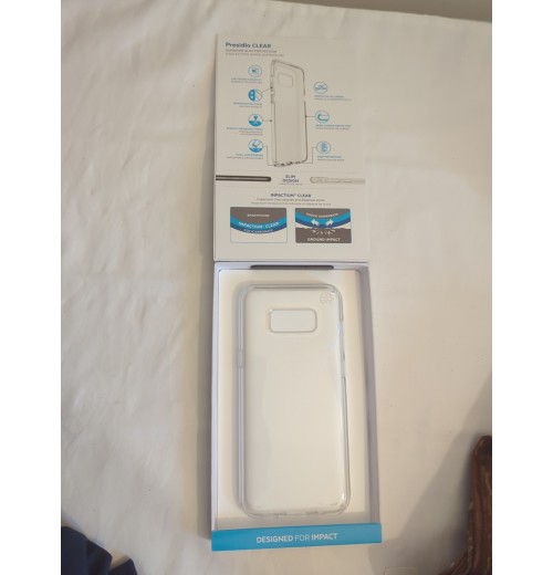 Speck Presidio Clear Series Case for Samsung Galaxy S8 Plus - Clear