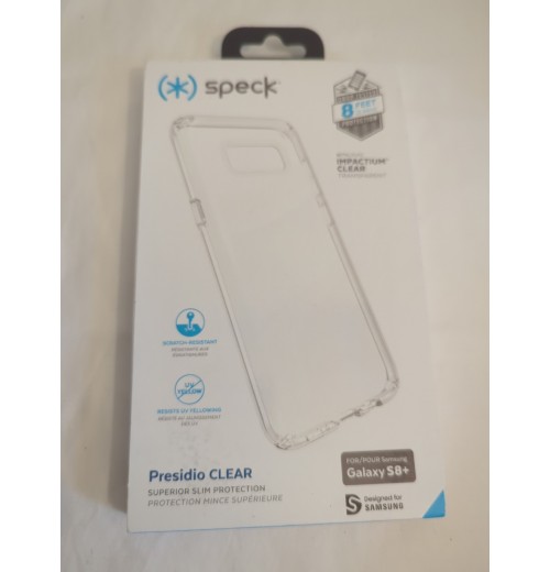 Speck Presidio Clear Series Case for Samsung Galaxy S8 Plus - Clear