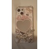 Iphone 5 Phone Case. Junk Case with Mirror and Cute Charms. Unique Design