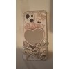 Iphone 5 Phone Case. Junk Case with Mirror and Cute Charms. Unique Design