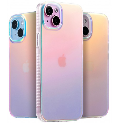 Hue for iPhone 15 Case – Dynamic PrismGlow Holographic Iridescent Phone Cover