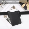 Men Cell Phone Belt Pack Bag Loop Waist Holster Pouch Case​ Leather Wallet Cover