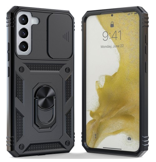 For Samsung Galaxy S22 Plus Phone Case Shockproof Magnetic Slim Kickstand Cover