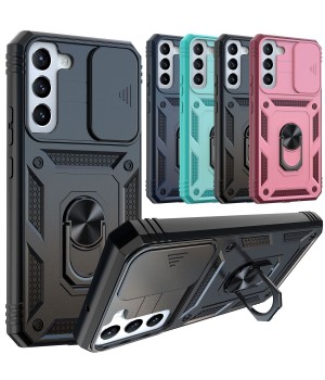 For Samsung Galaxy S22 Plus Phone Case Shockproof Magnetic Slim Kickstand Cover