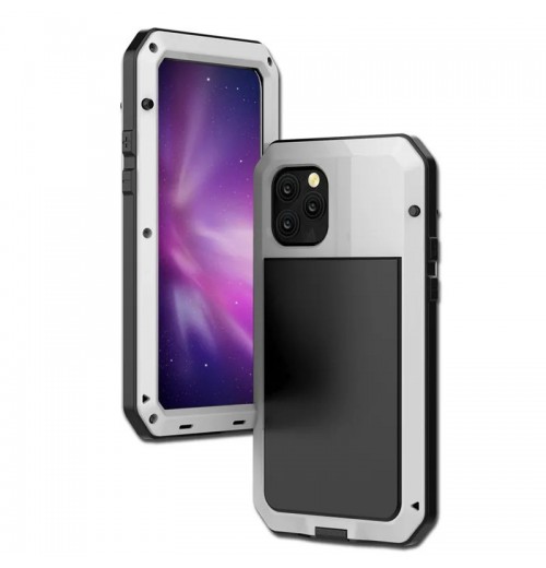 Shockproof Armor Metal Aluminum Phone Case for phone 15 14 13 12 11 Pro Protect