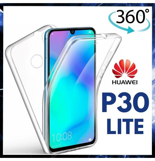 CASE For HUAWEI P30 LITE 2020 EDITION TRANSPARENT TPU 360 PHONE SLIM COVER