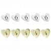 10 Pcs Mobile Phone Case Self-adhesive Buckles Phone Cover Buckle DIY Decor
