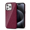 Cheetah Print Phone Case for iPhone Case Girly, Cute Leopard 15 Pro Burgundy
