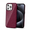 Cheetah Print Phone Case for iPhone Case Girly, Cute Leopard 15 Pro Burgundy