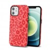 Cheetah Print Phone Case for iPhone 12/12 Pro Case Girly, Cute 12/ 12 Pro Red