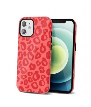 Cheetah Print Phone Case for iPhone 12/12 Pro Case Girly, Cute 12/ 12 Pro Red