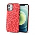 Cheetah Print Phone Case for iPhone 12/12 Pro Case Girly, Cute 12/ 12 Pro Red