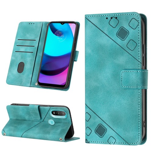 Phone Case For Motorola Mote E20 Leather Flip Cover Patterned Protector