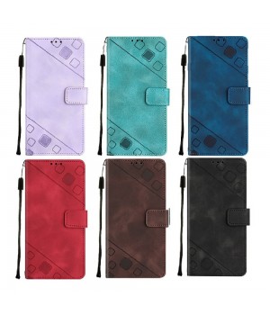 Phone Case For Motorola Mote E20 Leather Flip Cover Patterned Protector