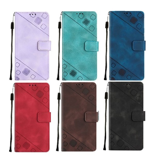 Phone Case For Motorola Mote E20 Leather Flip Cover Patterned Protector