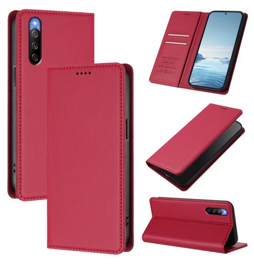 PU Leather Multifunctional Flip Phone Case Cover For Sony Xperia 10 IV