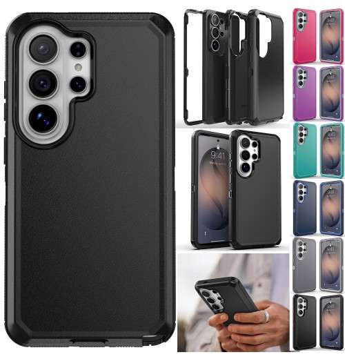 For Samsung Galaxy Note 9 10 20 S26 Ultra S25 S24 S23 A07 A17 Case Cover Black