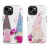 Cute Gnomes All Bundled Up In The Snow Design Phone Case for iPhone 7 8 X XS XR