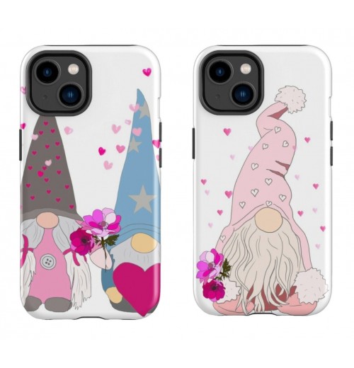 Cute Gnomes All Bundled Up In The Snow Design Phone Case for iPhone 7 8 X XS XR