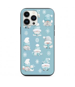 Cute Gnomes All Bundled Up In The Snow Design Phone Case for iPhone 7 8 X XS XR