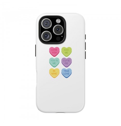 Valentine's Day Tough Phone Case, Love Heart iPhone Cover, Protective Case Gift