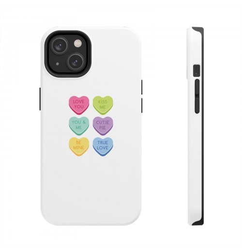 Valentine's Day Tough Phone Case, Love Heart iPhone Cover, Protective Case Gift