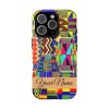 Personalized African Patchwork Phone Case, Colorful and Customized Phone Cover