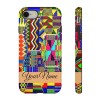 Personalized African Patchwork Phone Case, Colorful and Customized Phone Cover