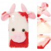 1pc Fluffy Plush Cow Mobile Phone Case Protector Compatible with the