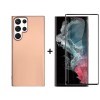 2 in 1 Set Of Mobile Phone Cases + Protection glass for Samsung Galaxy S22 Ultra