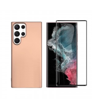 2 in 1 Set Of Mobile Phone Cases + Protection glass for Samsung Galaxy S22 Ultra