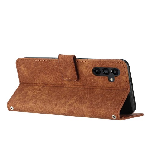 Flip Magnetic Card Wallet Phone Case For Samsung A14 A32 A54 A73 A34 A04E A42 5G