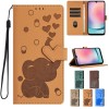 Elephant Wallet Phone Case For Samsung A56 A36 A26 A25 A16 A55 A14 A15 A05 A34