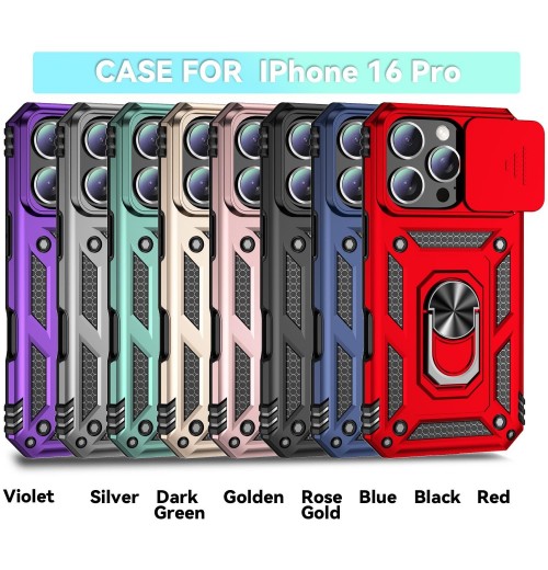 Hitaoyou Phone Case for iPhone 16 Pro, 16 Pro 6. 3'', Blue