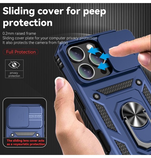 Hitaoyou Phone Case for iPhone 16 Pro, 16 Pro 6. 3'', Blue